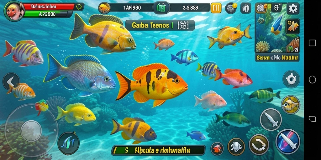 Gameplay seru saat menembak berbagai jenis ikan di API288.