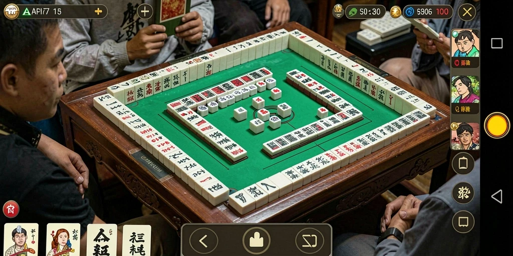 Tampilan screenshot API77 menampilkan gameplay Mahjong yang menarik dan menantang.