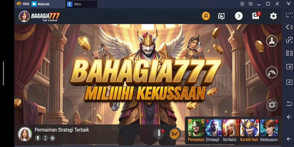 Tampilan gameplay menarik dalam BAHAGIA777 dengan strategi mendalam.