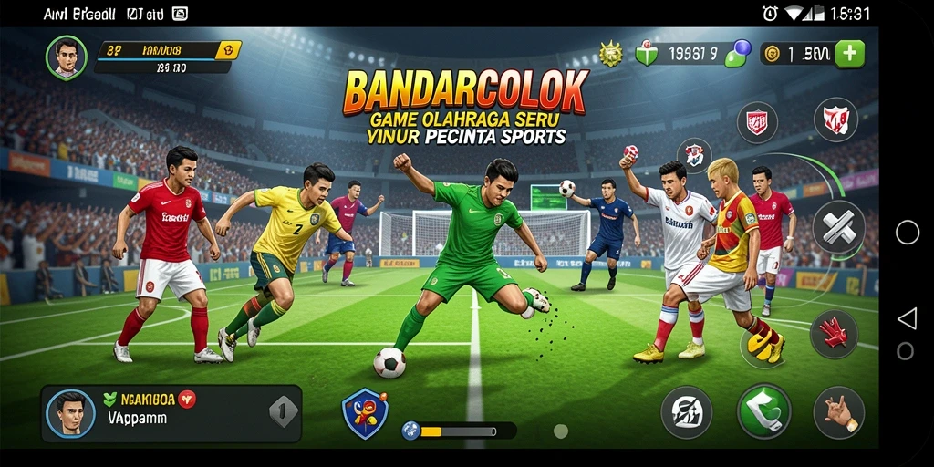 Gameplay seru dalam BANDARCOLOK dengan berbagai cabang olahraga.
