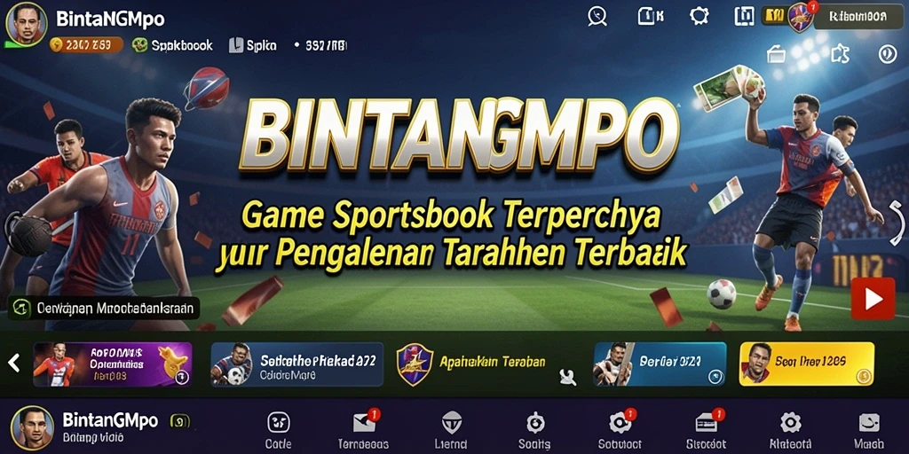 Tampilan gameplay BINTANGMPO dengan antarmuka sportsbook yang menarik.