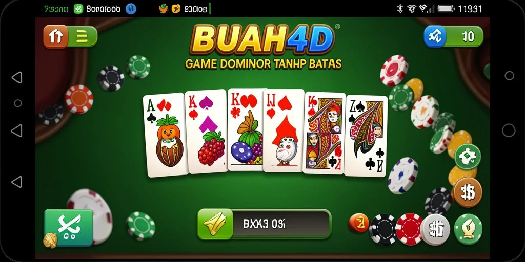 Tampilan gameplay BUAH4D yang seru dan dinamis.