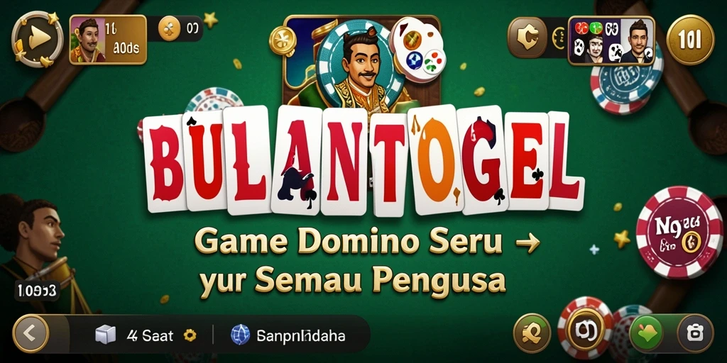 Tampilan screenshot <strong>BULANTOGEL</strong> menunjukkan gameplay Domino yang menarik.