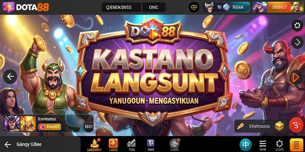 Tampilan gameplay Live Casino yang menakjubkan di DOTA88.