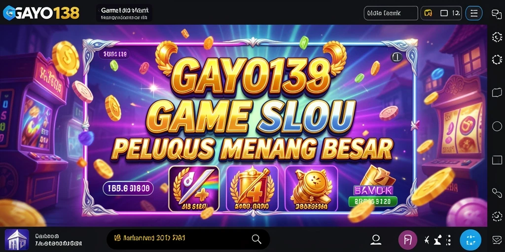 Tampilan gameplay Slot GAYO138 dengan grafis menawan.