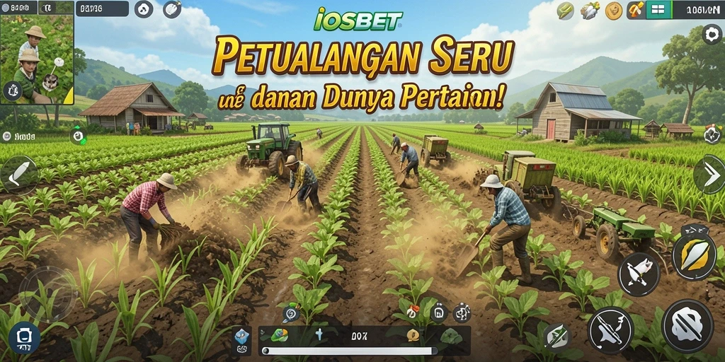 Tampilan gameplay <strong>IOSBET</strong> yang menarik dalam dunia pertanian.