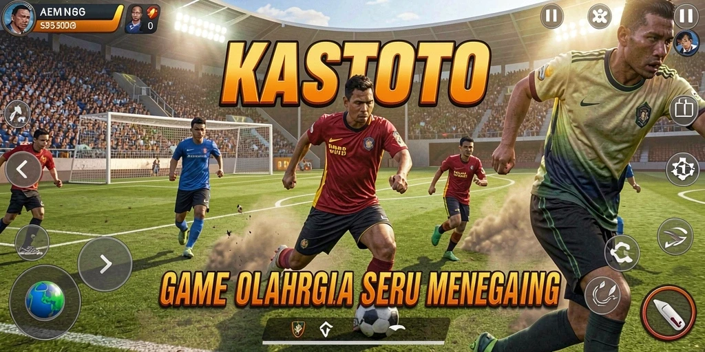 Tampilan utama gameplay KASTOTO yang dramatis dan realistis.