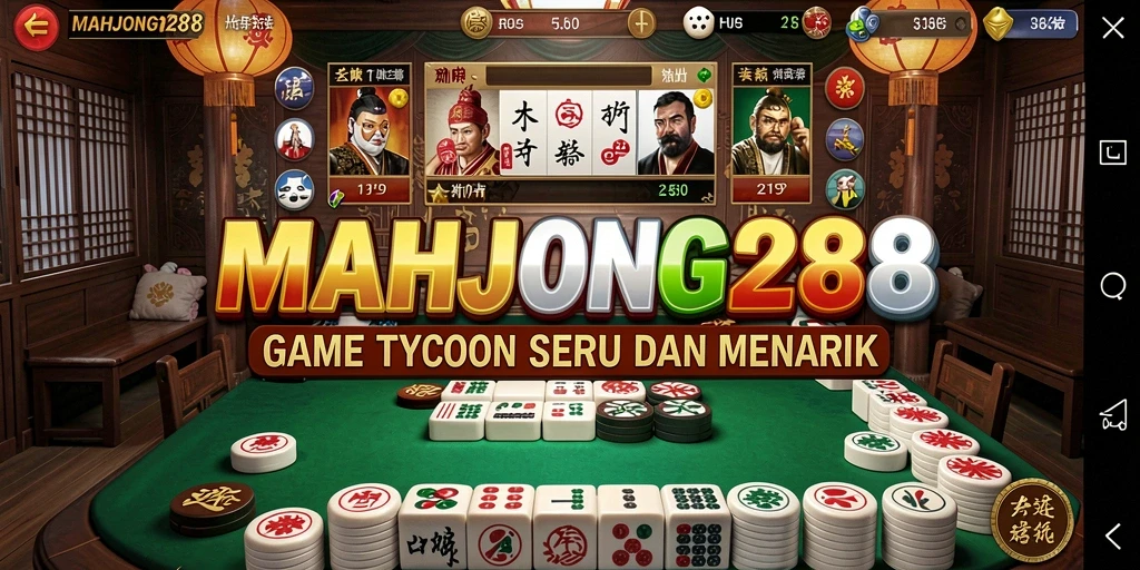 Tampilan gameplay seru dari MAHJONG288 yang menantang dan interaktif.