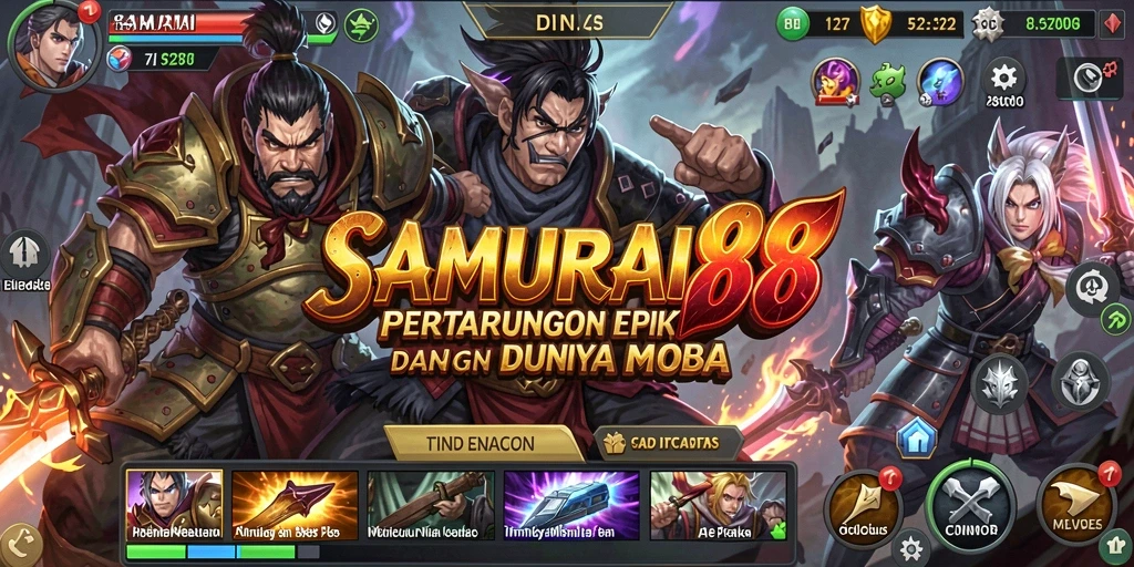 Gameplay seru dan strategi mendalam dalam SAMURAI88