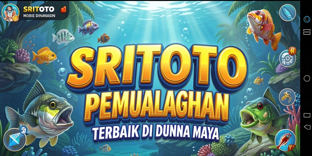 Tampilan gameplay <strong>SRITOTO</strong> yang menampilkan keseruan memancing.
