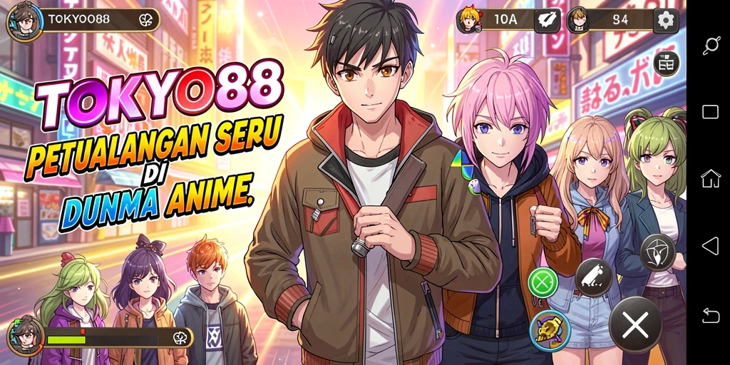 Tampilan gameplay TOKYO88 yang menarik dan penuh warna.