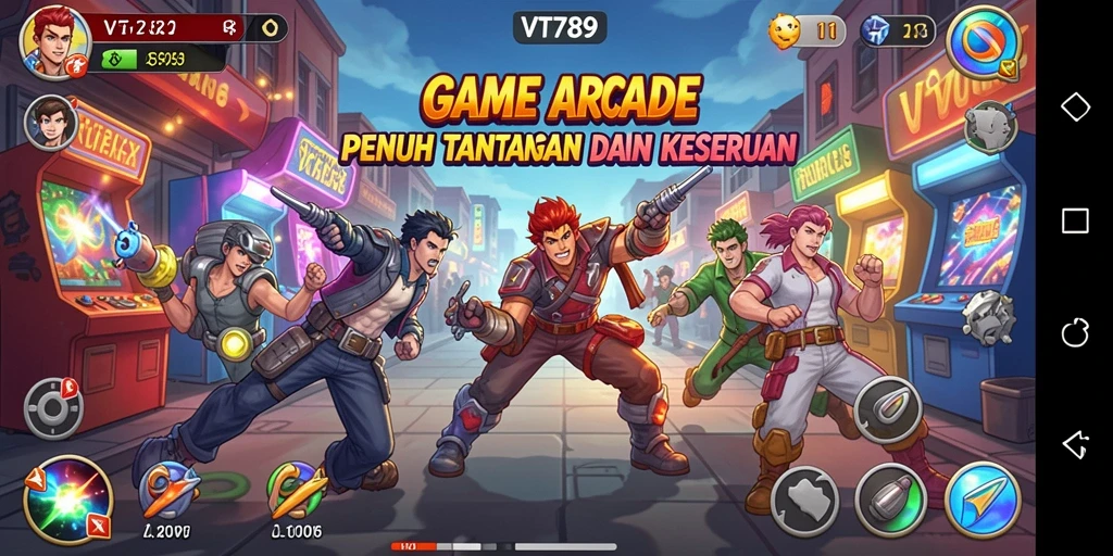 Tampilan gameplay VT789 yang seru dan menantang setiap levelnya.