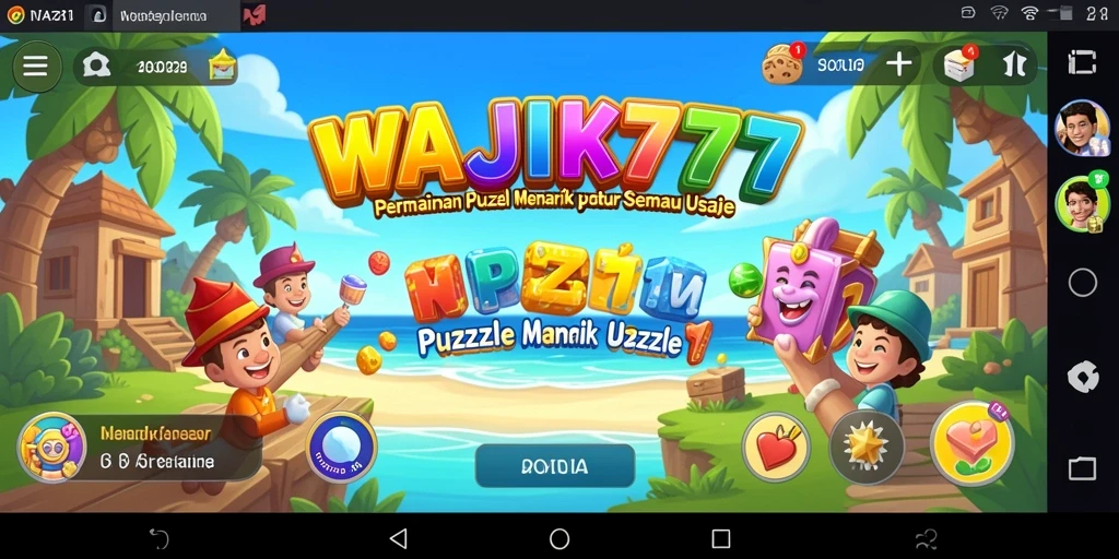 Tampilan gameplay <strong>WAJIK777</strong> yang seru dan menantang.